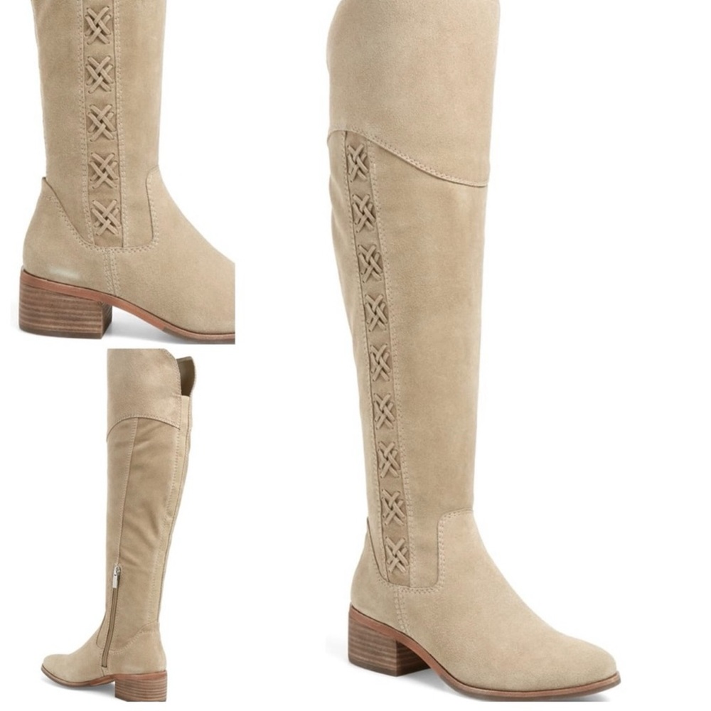 Women's Tan Knee-High Boots